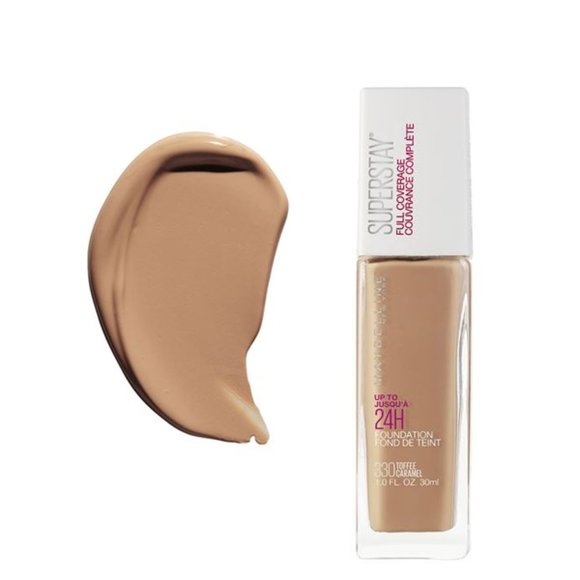 Maybelline Superstay Foundation Toffee Caramel 330